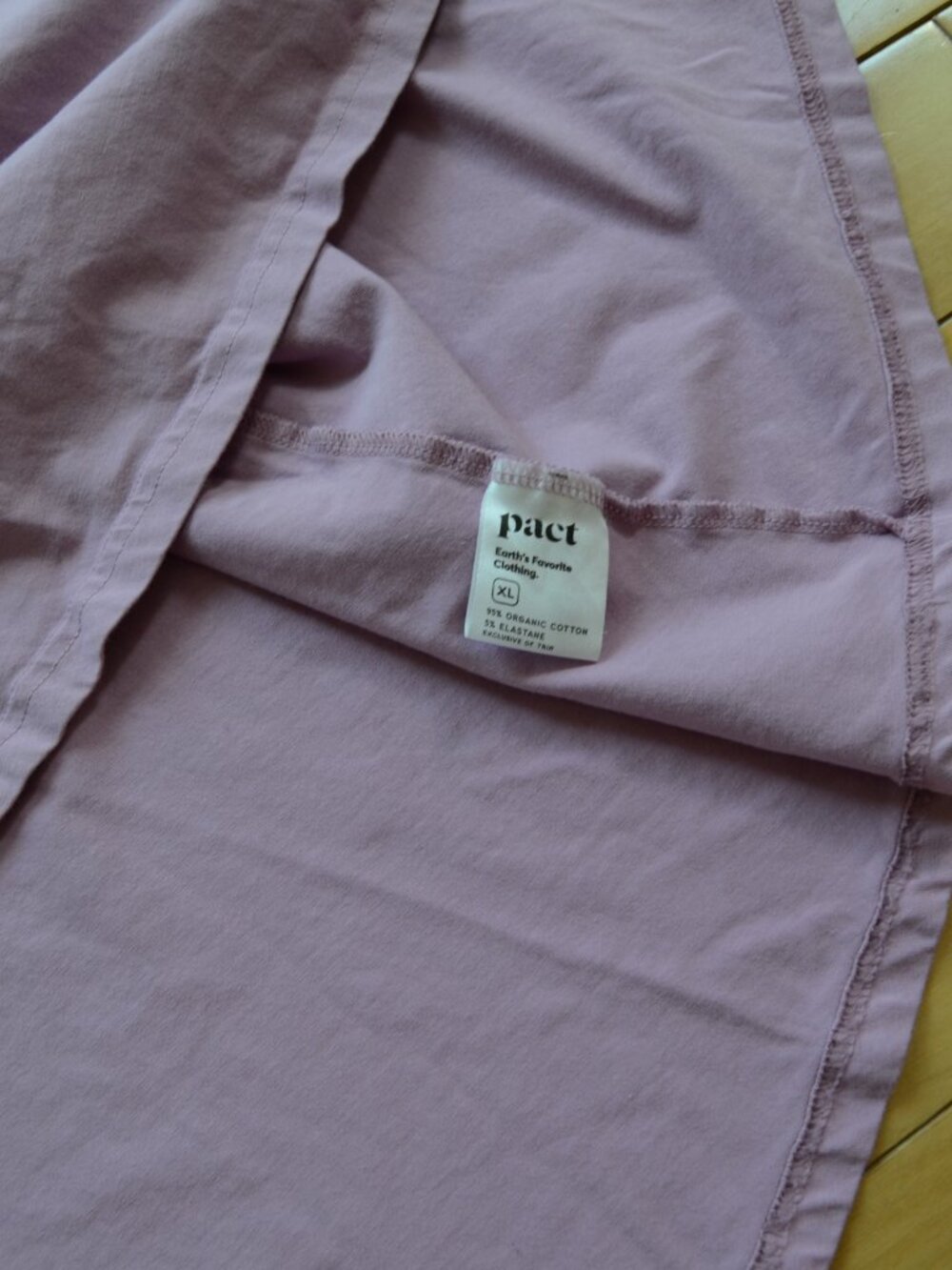 Pact Purple Fit And Flare Midi Dress Organic Cotton Size XL - Picture 5 of 10